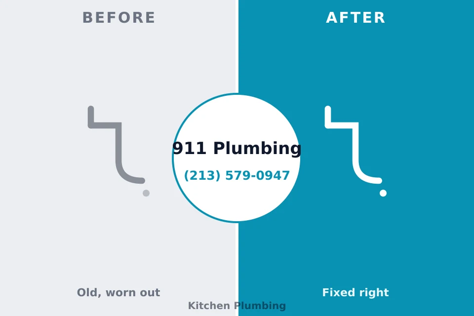 Before and after: plumbing repair Holden Heights, FL